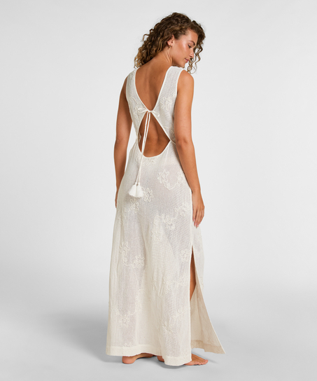 Beach Dress, White