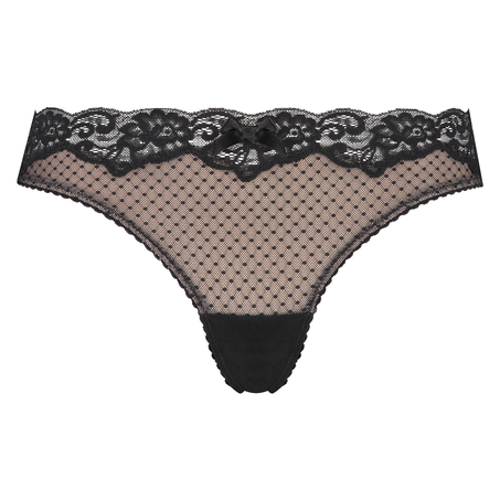Marion thong, Black