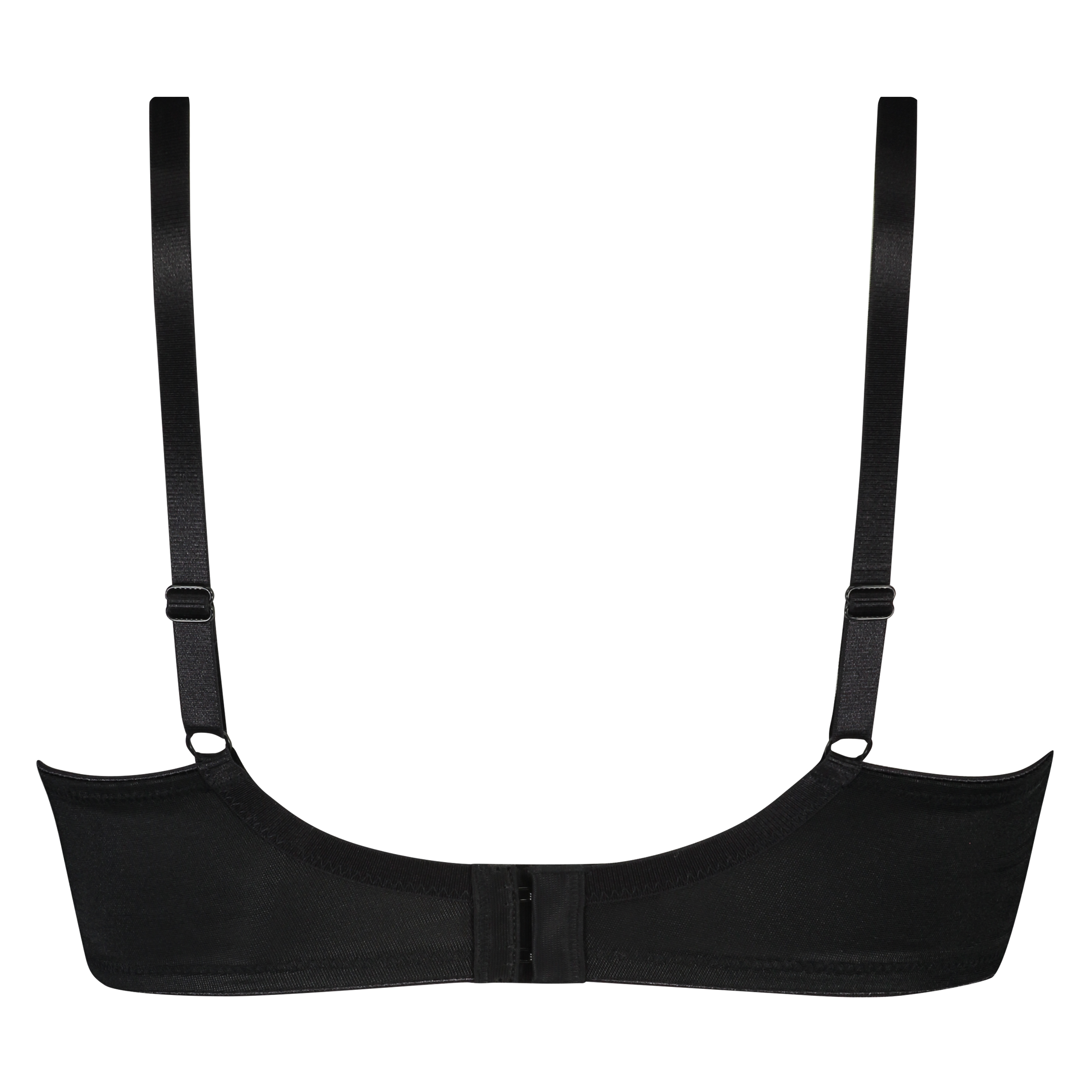 Nina Non-Padded Underwired Minimizer Bra, Black, main
