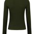 Longsleeved Top with Rib, Green