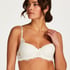 Daisy Padded Underwired Bra, White