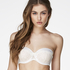 Delilah Padded Underwired Strapless Bra, White
