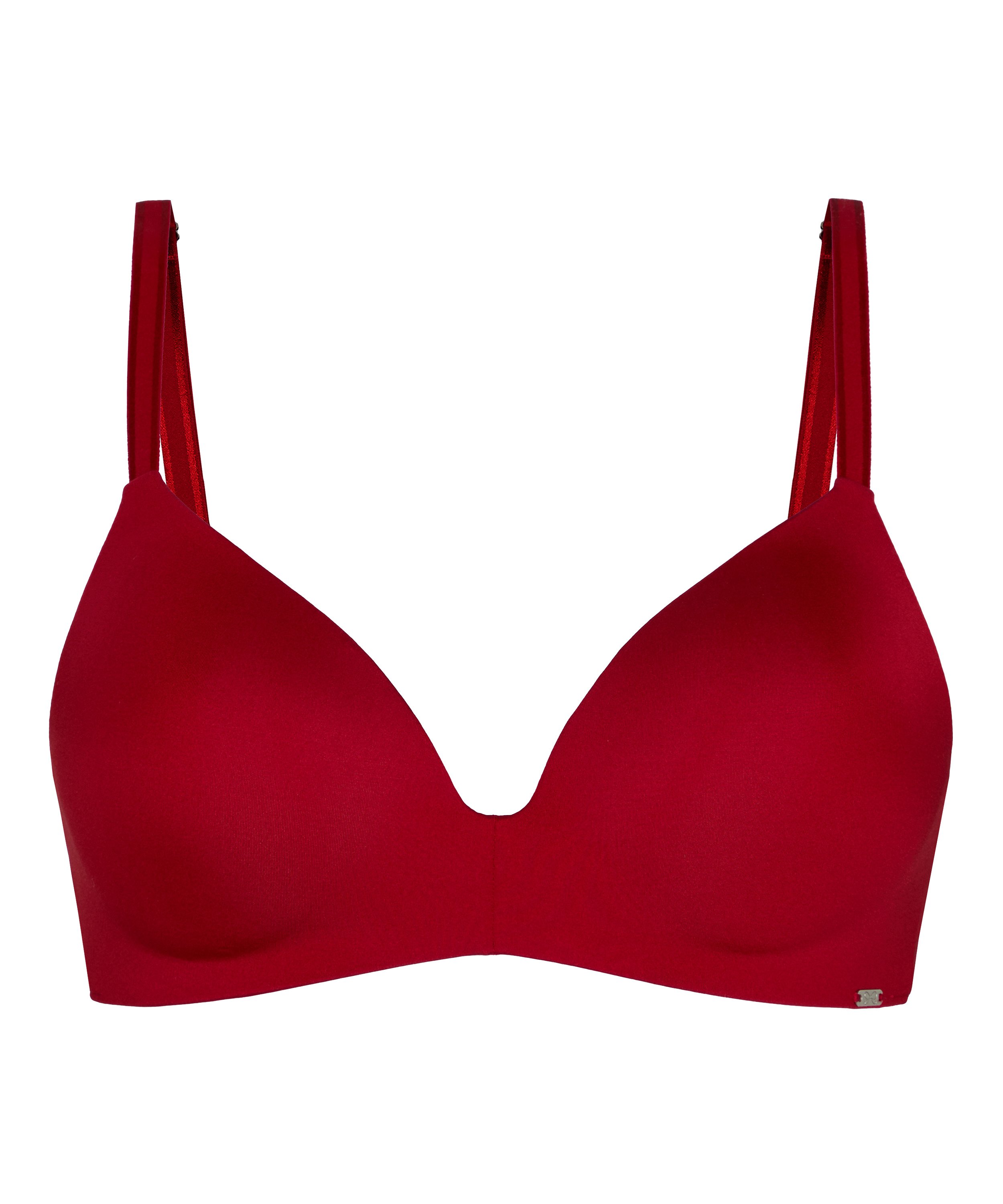 Mona padded non-underwired bra, Red, main