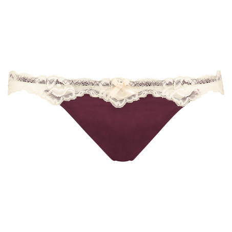 Secret Lace Thong, Purple