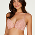Marina Padded Underwired Push-Up Bra, Pink