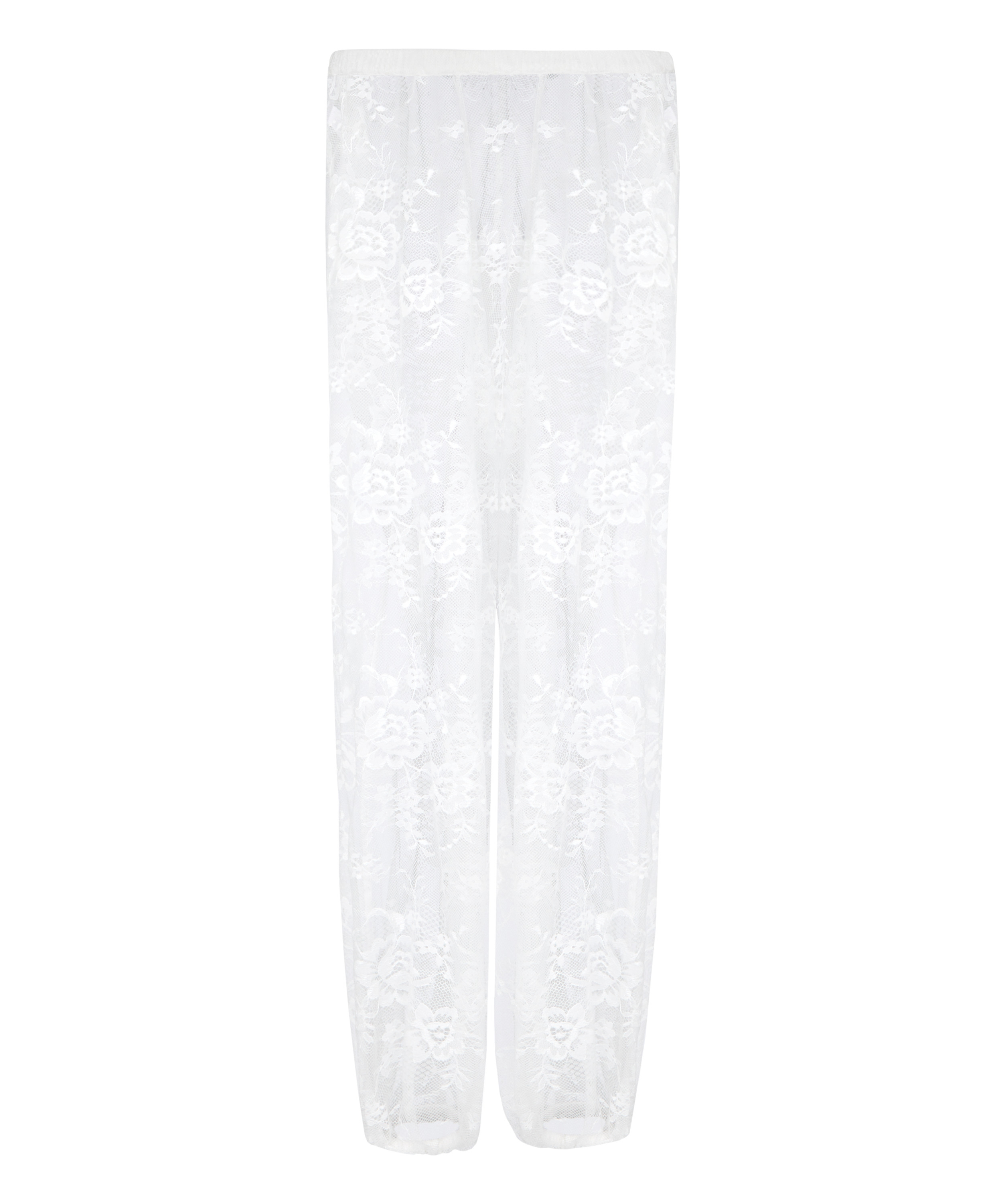 Sunset Lace Balloon Pants, White, main