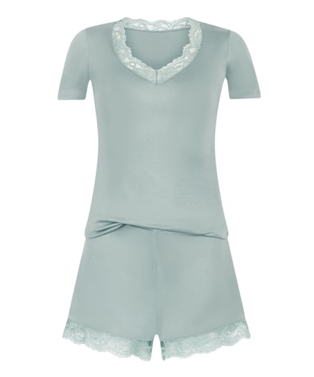 Jersey Pyjama Set, Green