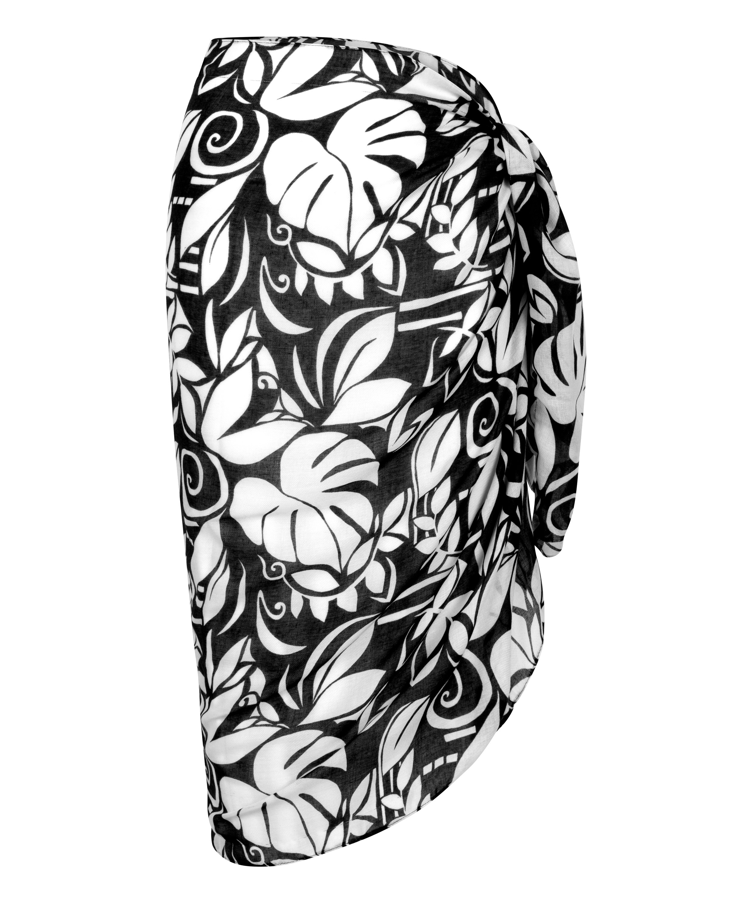 Mauritius Midi Pareo, Black, main