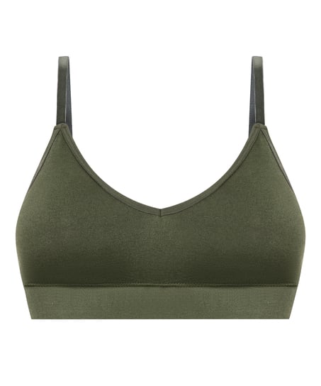 Dide Triangle Bralette, Green