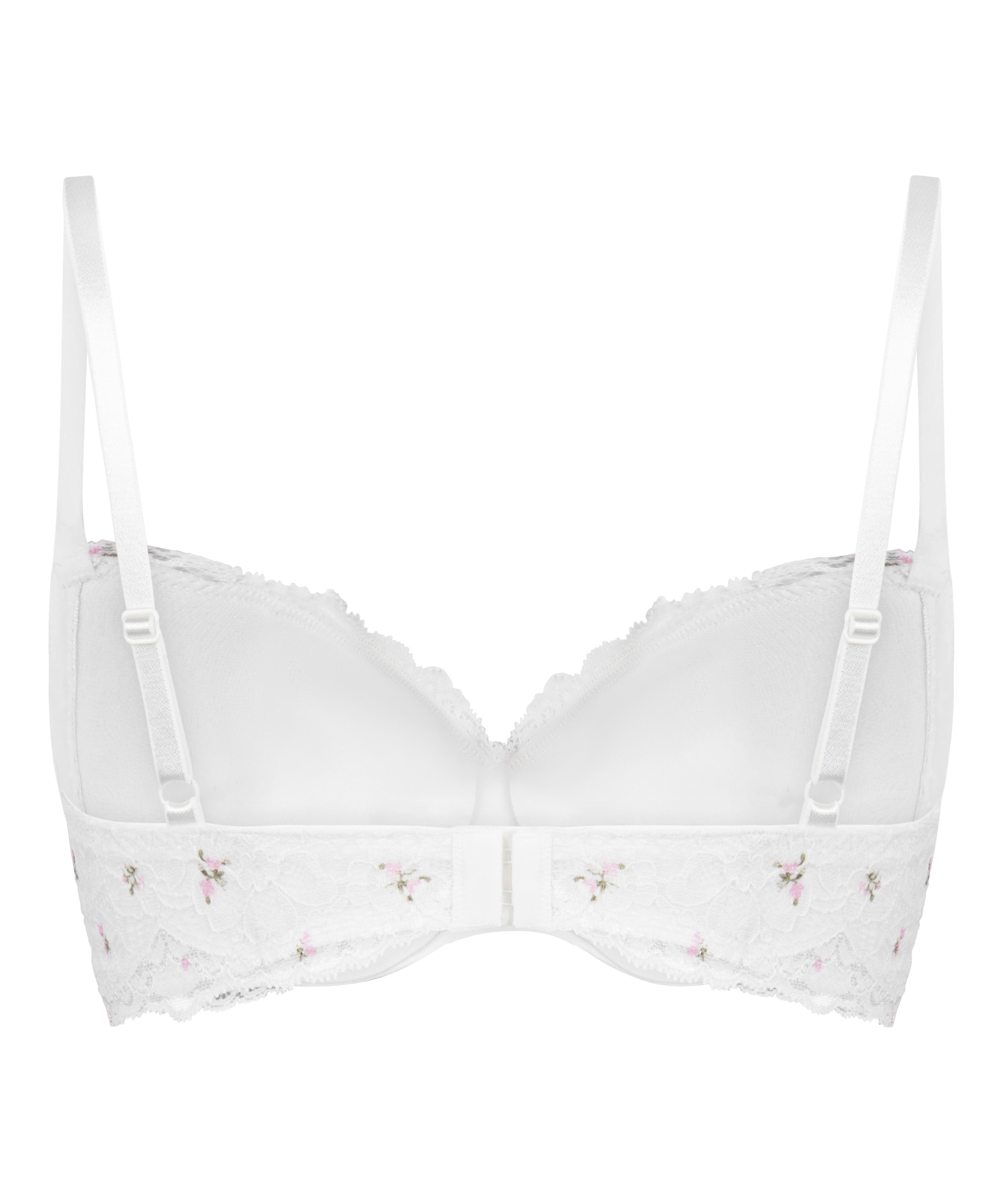 Marine Padded Underwired Bra, White, main