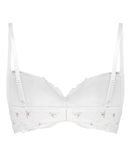 Marine Padded Underwired Bra, White