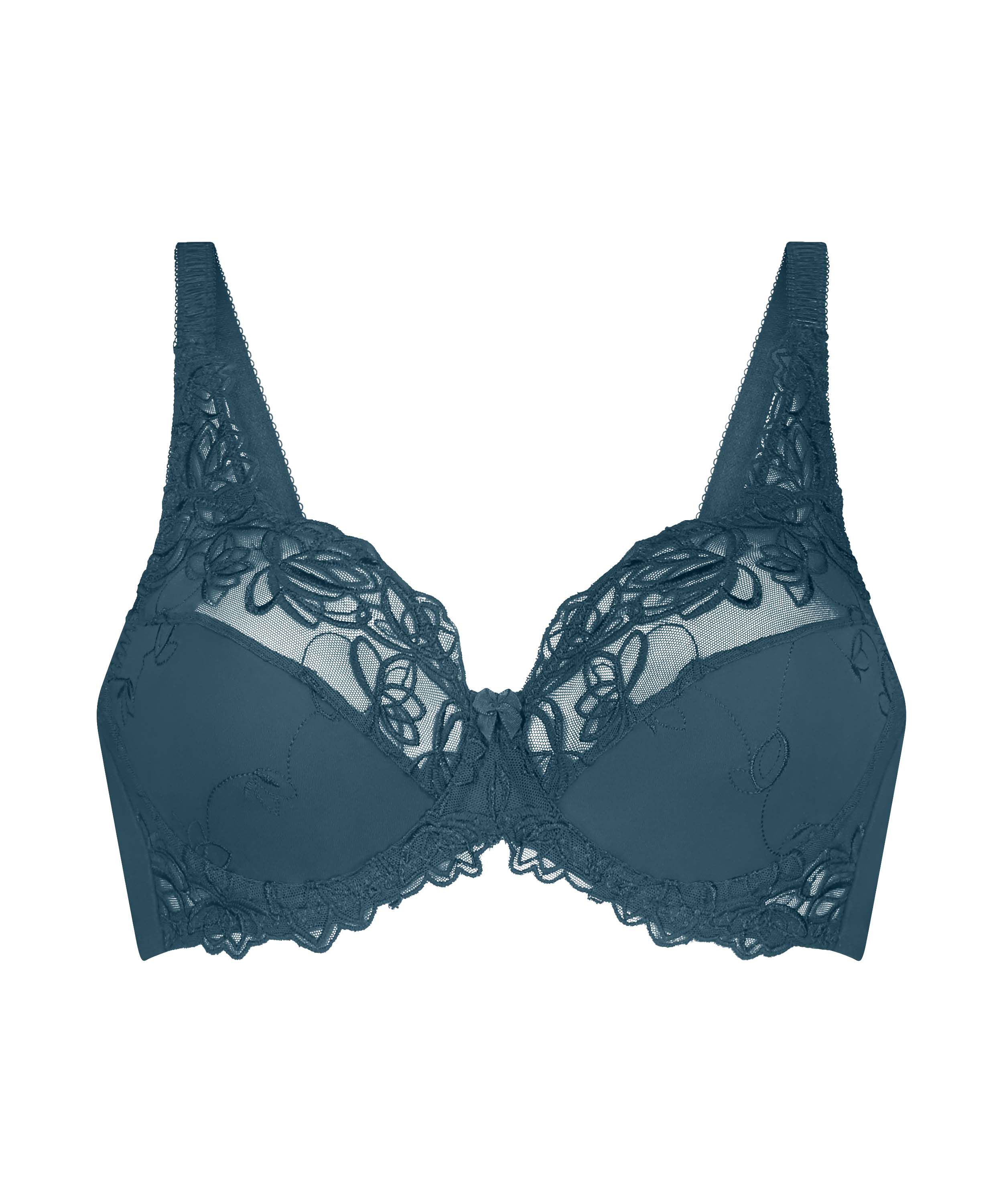 Diva Non-Padded Underwired Bra, Blue