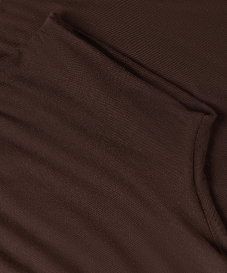 super soft Turtleneck Shirt with Cashmere, Brown