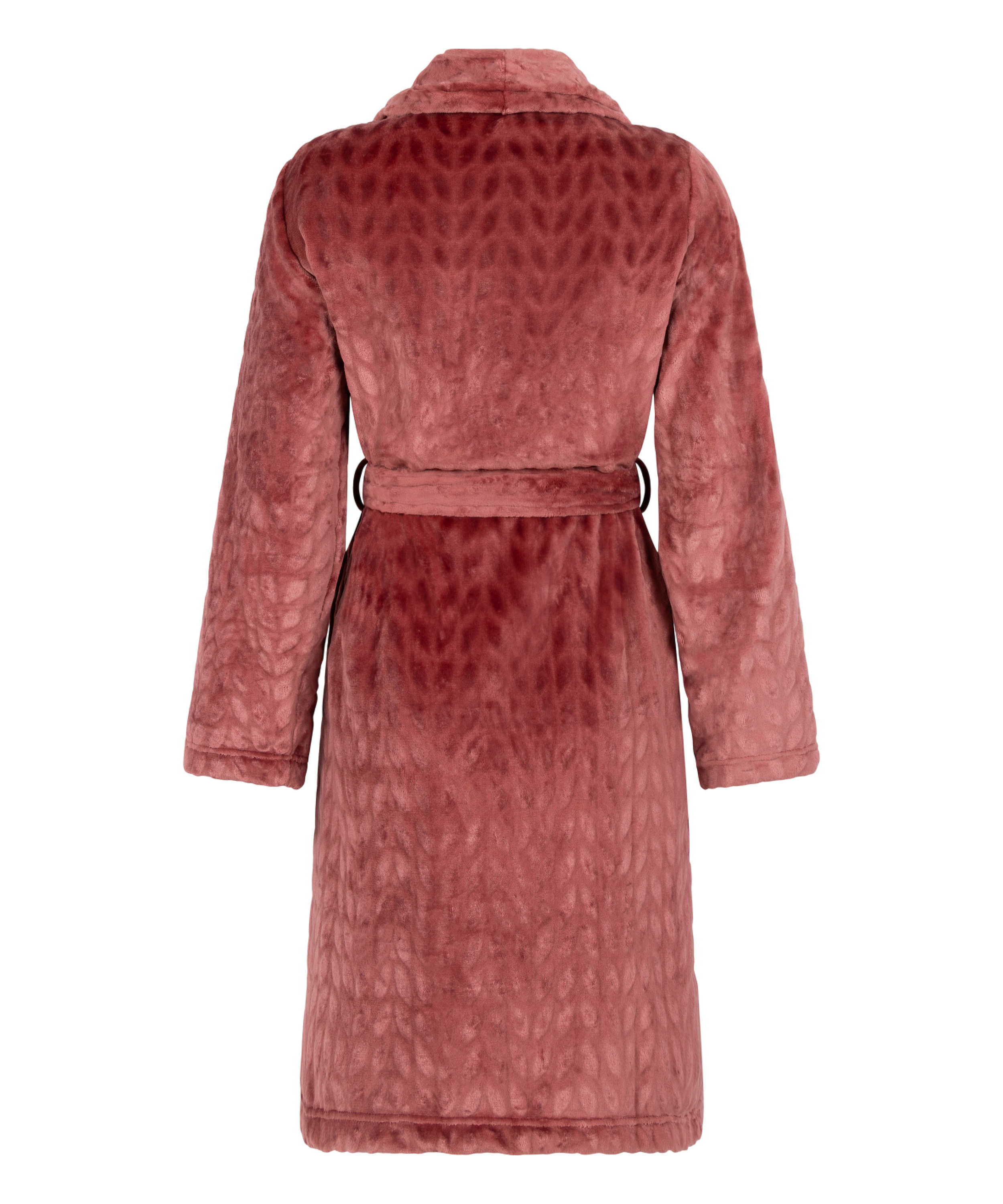 Fleece Bathrobe, Purple, main