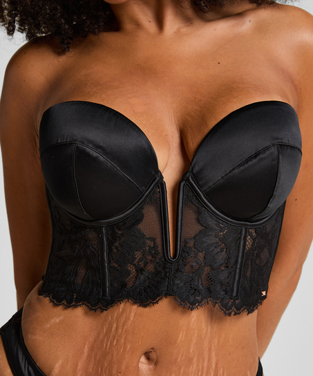 Grace Mini Bustier, Black