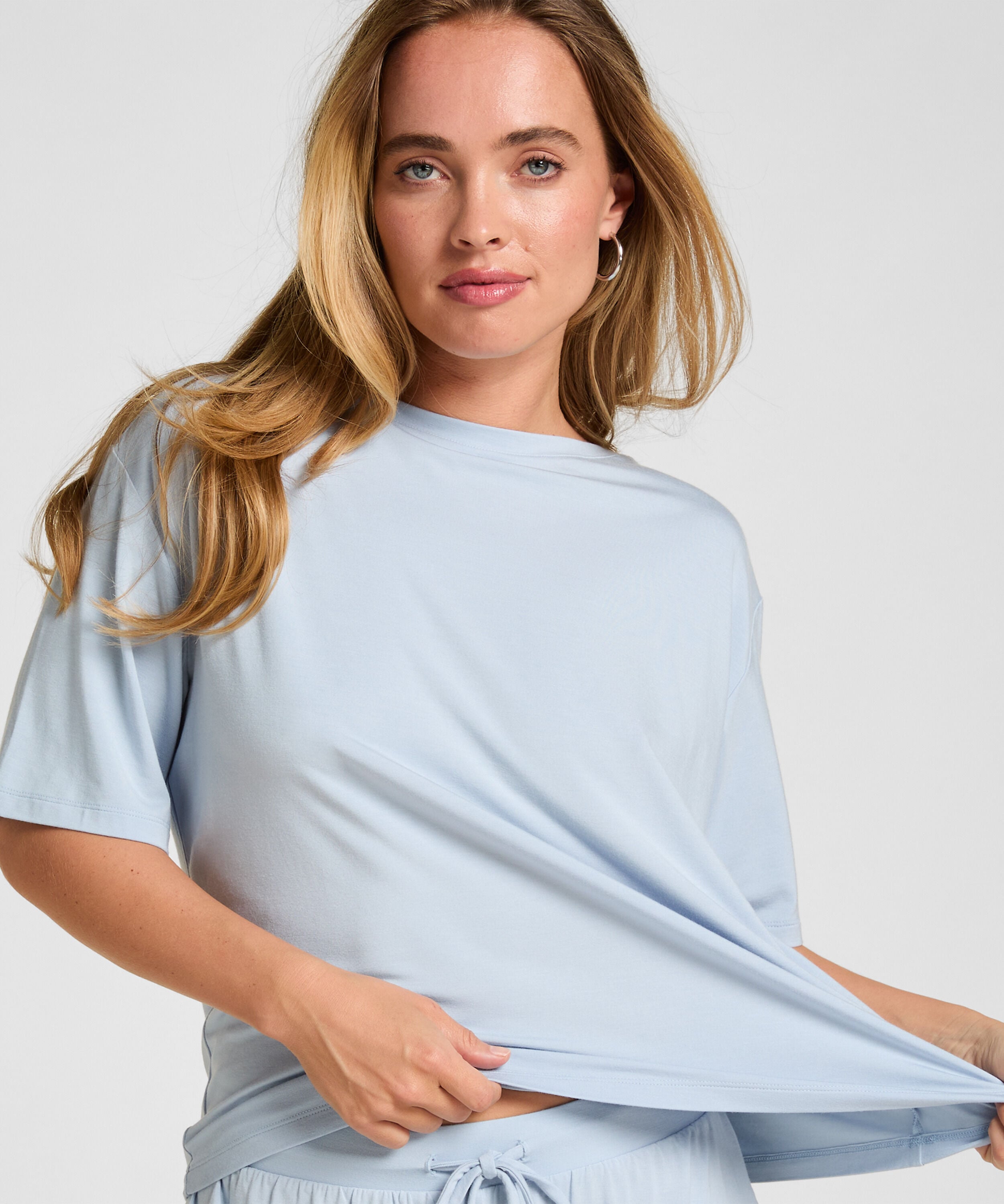 Pyjama Top Jersey Essential, Blue
