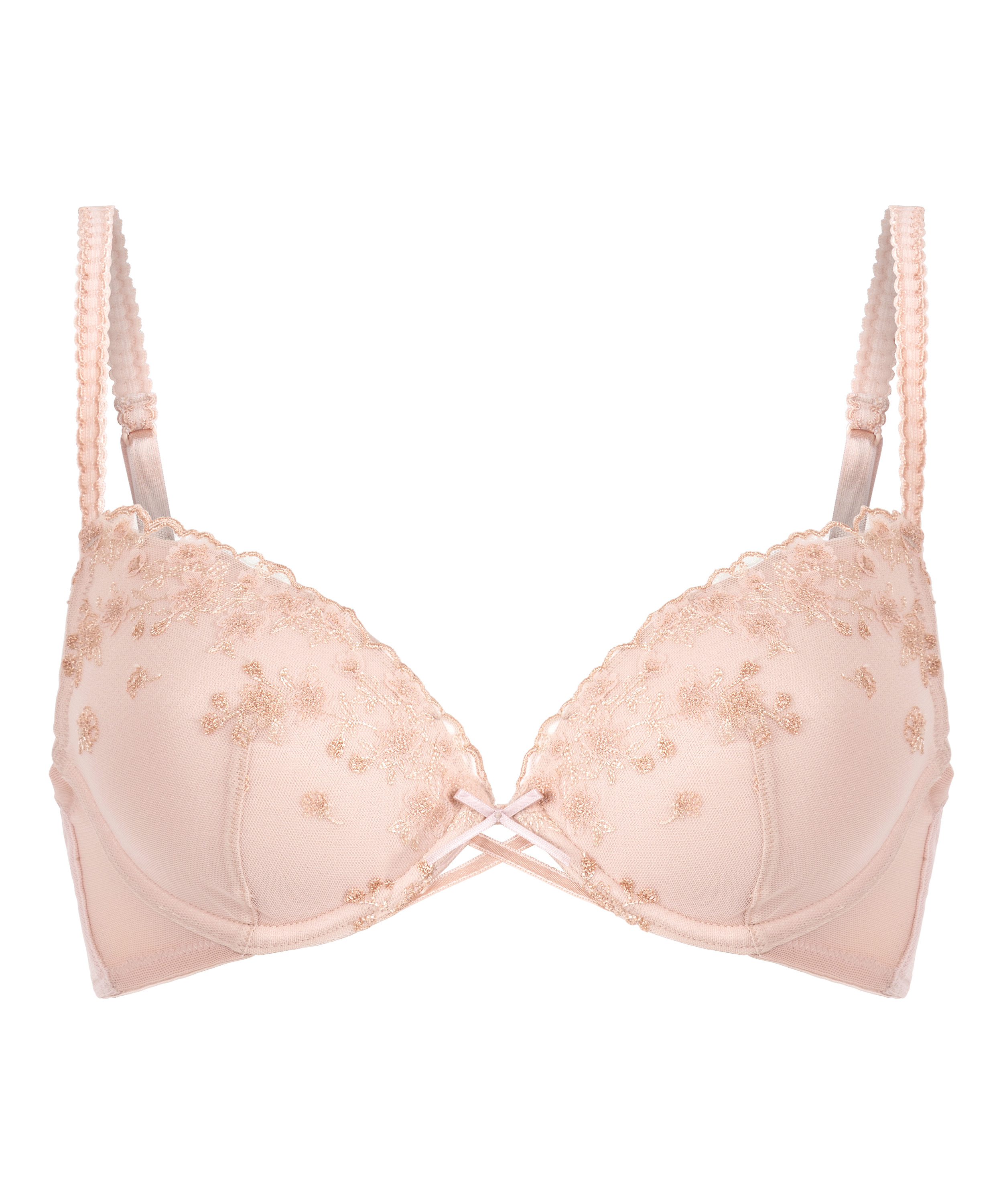 Chloe Padded Underwired Bra, Pink, main