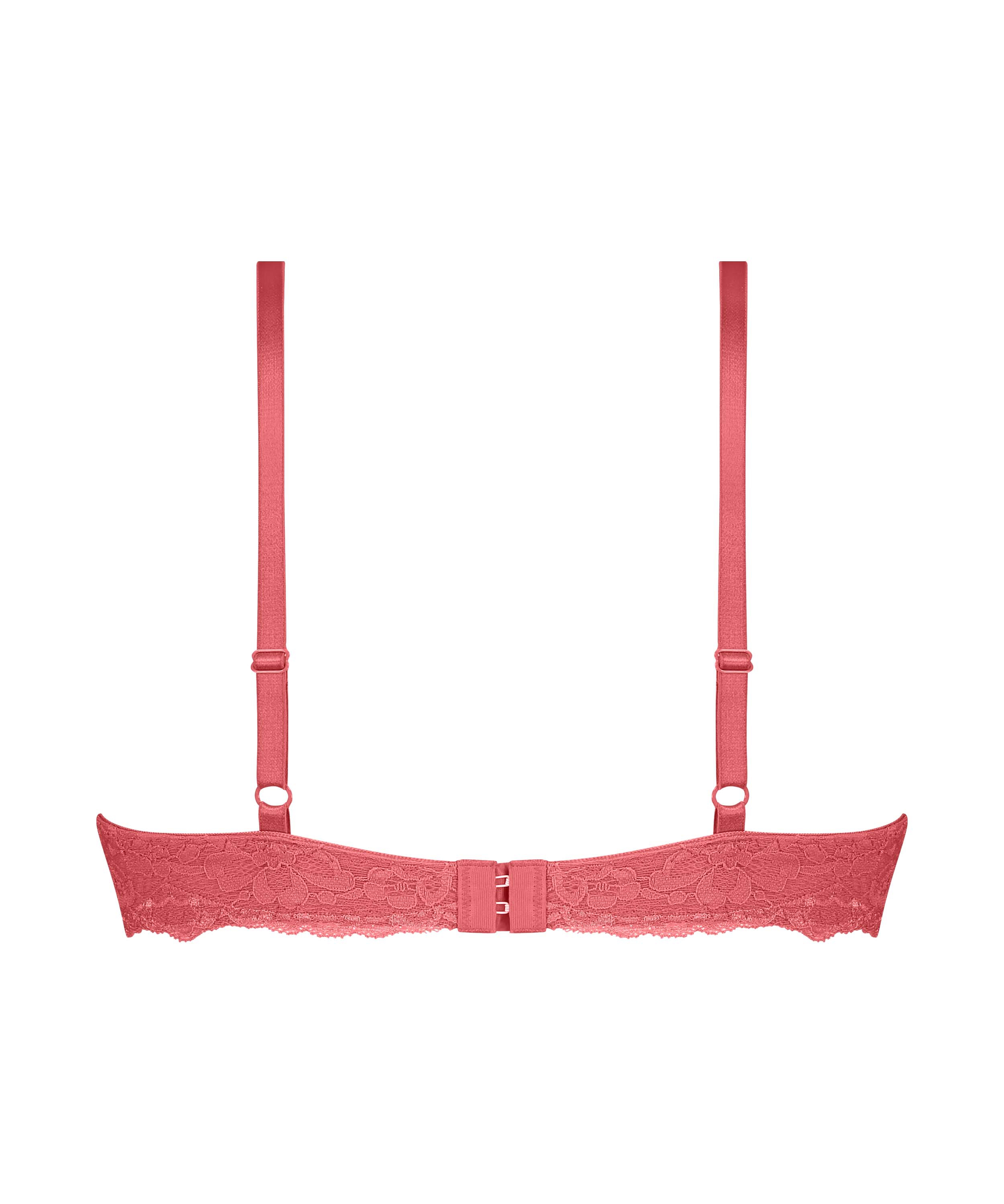 Marine Padded Underwired Bra, Red, main