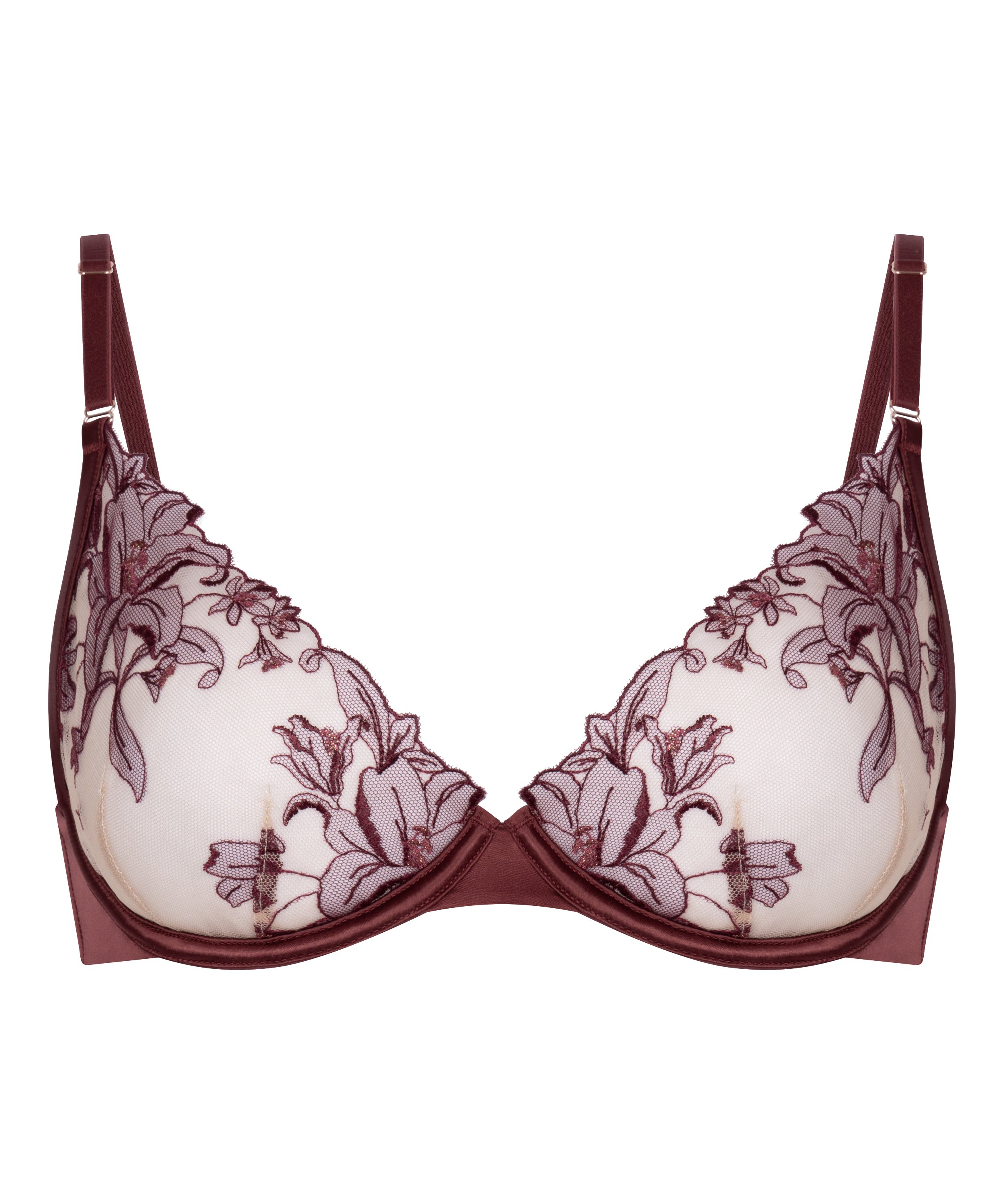 Anouk Non-Padded Underwired Bra, Red, main