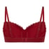 Lola Padded Underwired Bra, Red