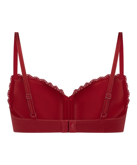 Lola Padded Underwired Bra, Red