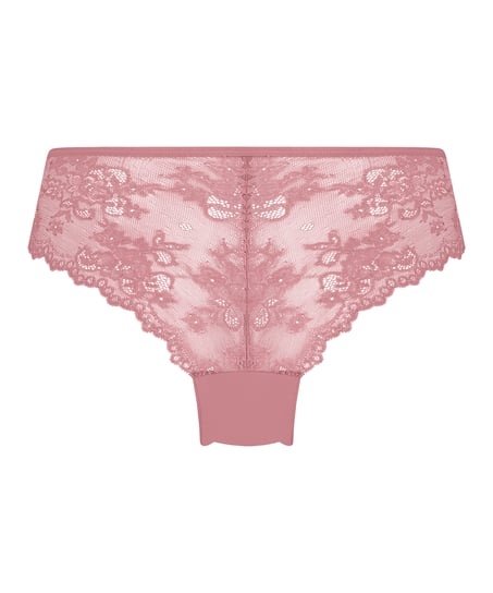 Invisible Lace Back Brazilian, Pink