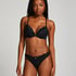 Marine Padded Push-Up Underwired Bra, Black