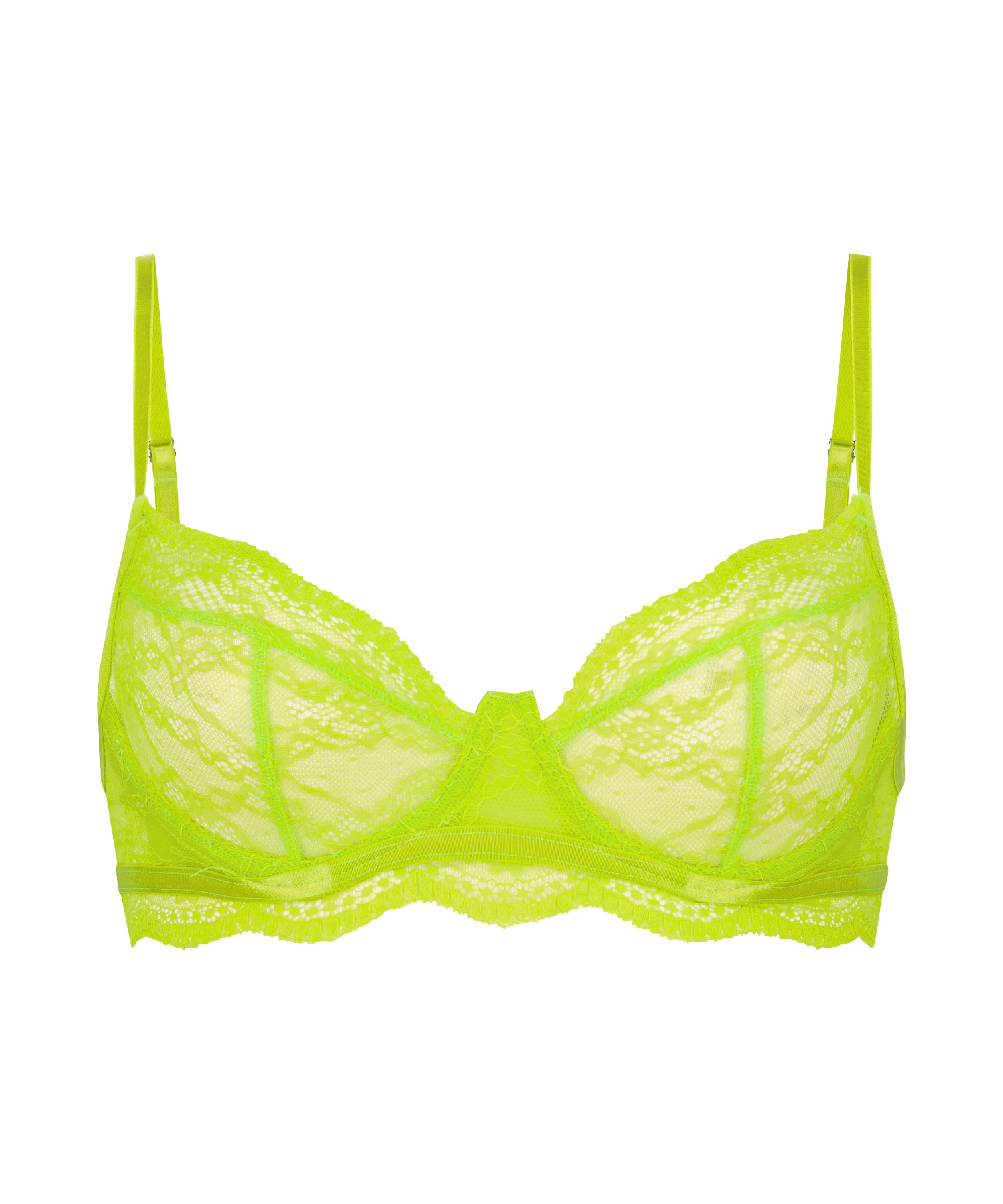 Isabelle non-padded underwired bra, Yellow, main