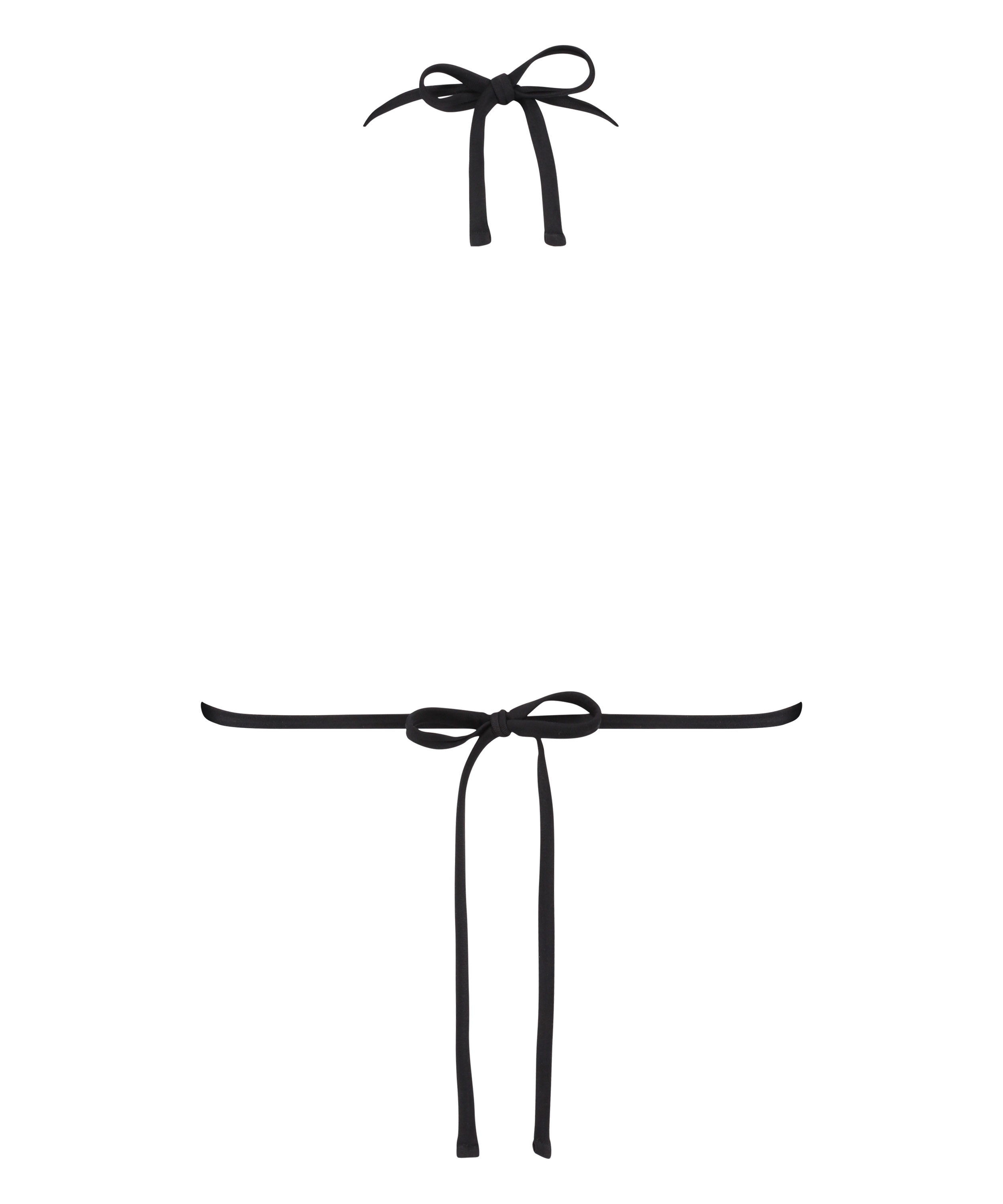Maui Triangle Bikini Top, Black, main