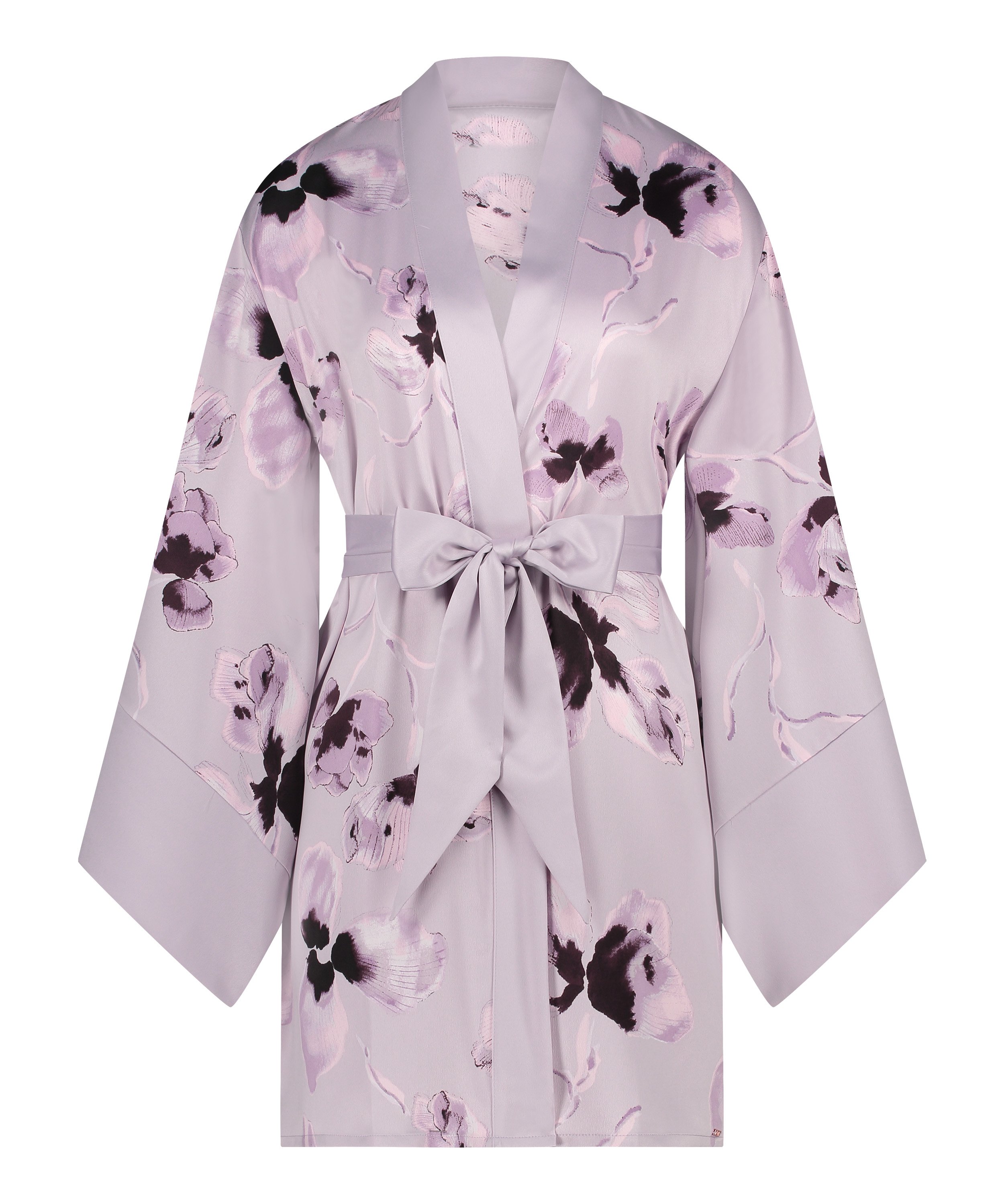 Satin Kimono, Purple, main