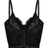 Darcy Non-Padded Underwired Longline Bra, Black
