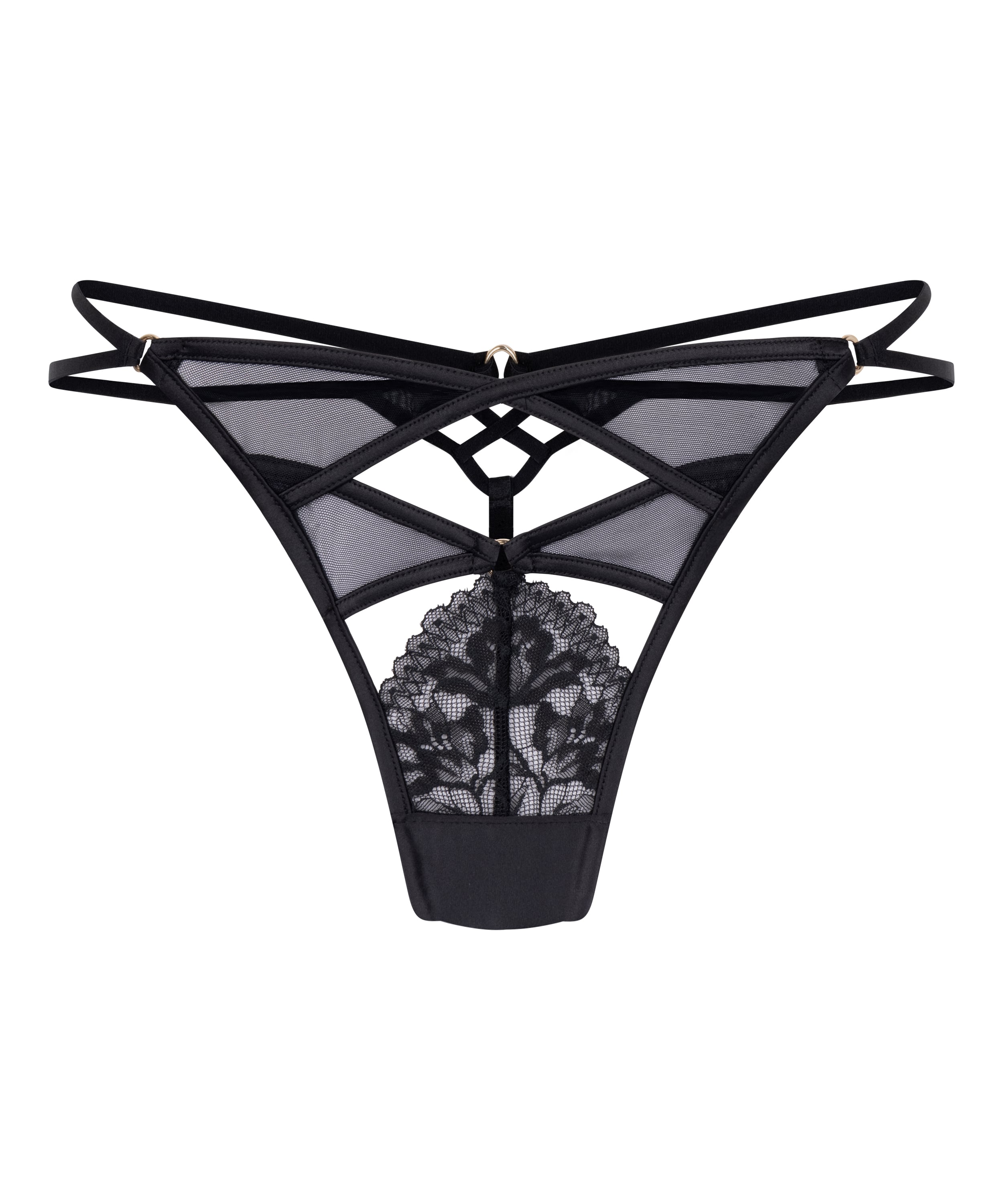 Amel Highleg Thong , Black, main