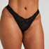 Marina Extra Low Thong, Black