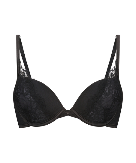 Elissa Padded Maximizer Underwired Bra, Black