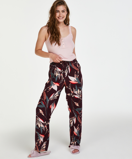 Petite Woven Pyjama Bottoms, Red