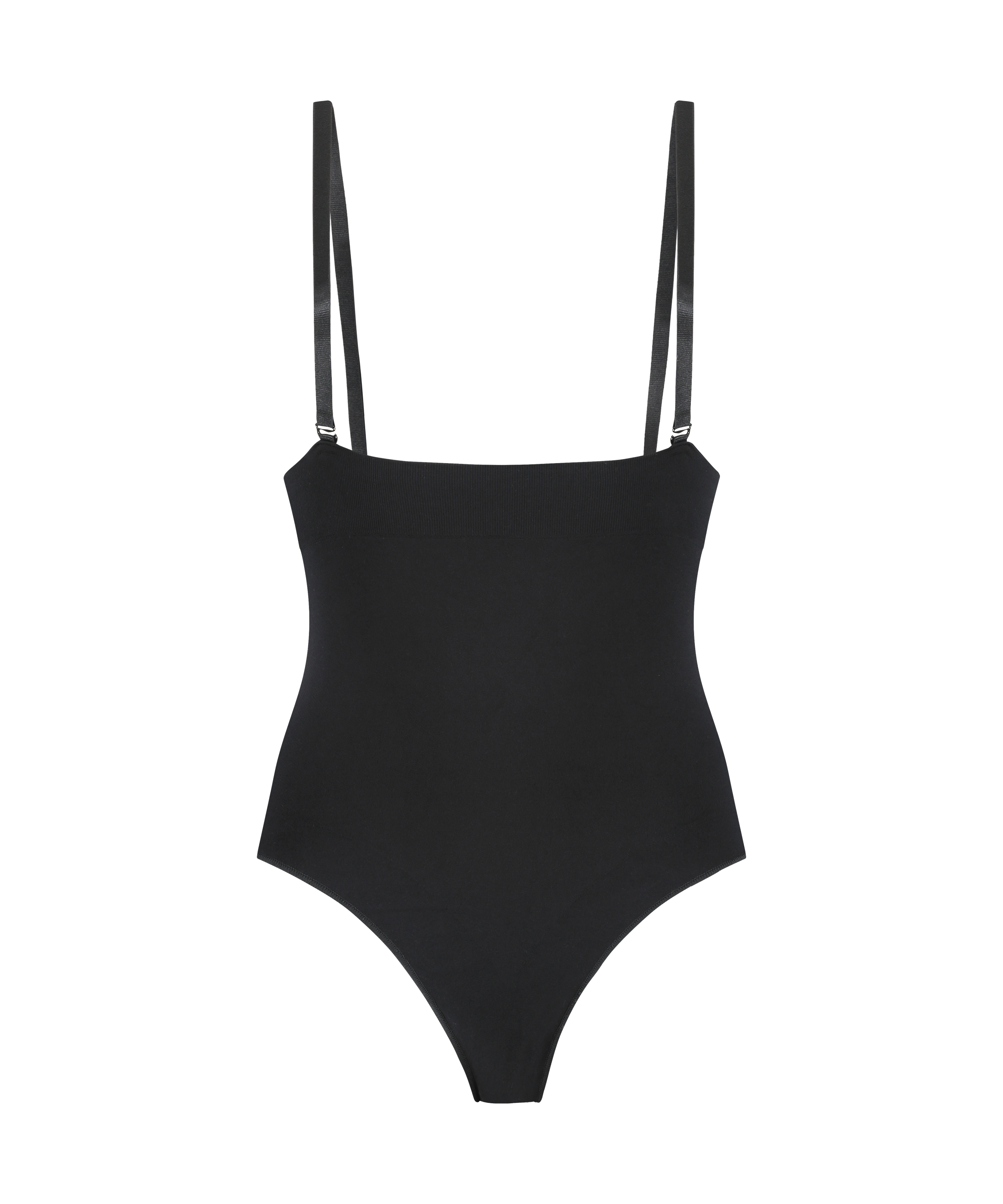 Seamless Enhancing High Waisted Knickers, Black, main
