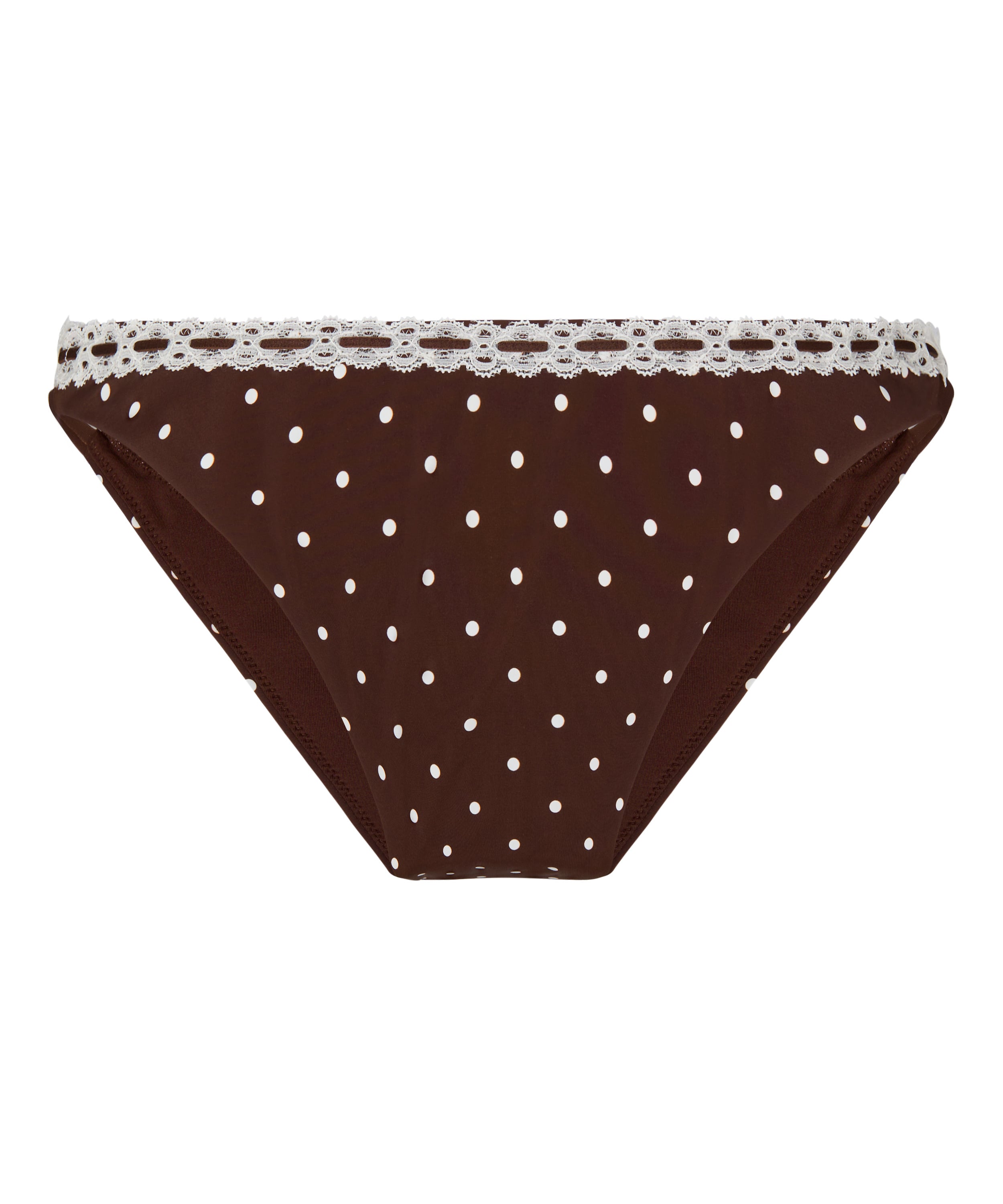 Highleg Bikini Bottom Algarve, Brown, main