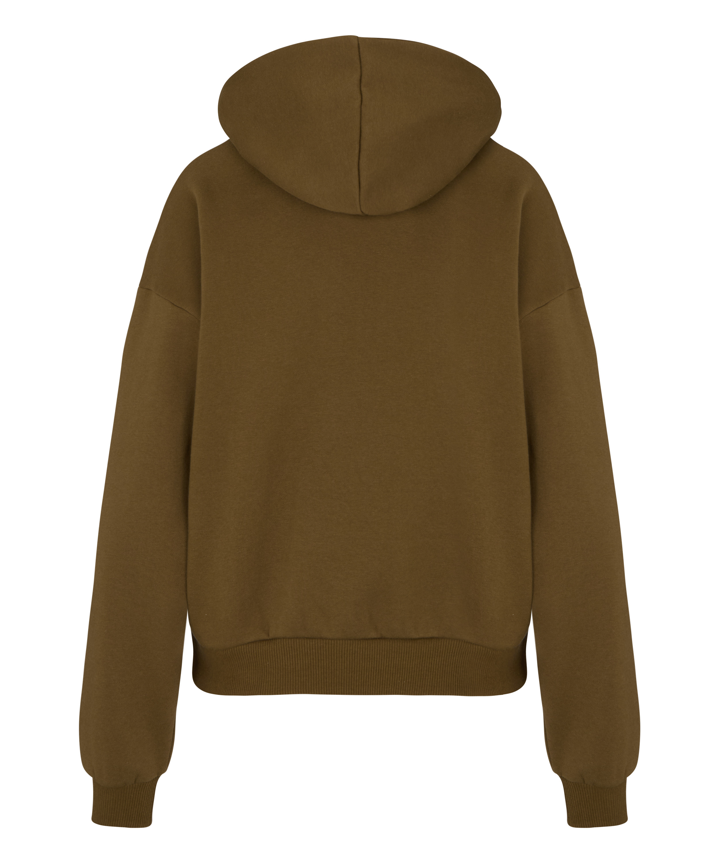Hoodie brushed sweat, Green, main