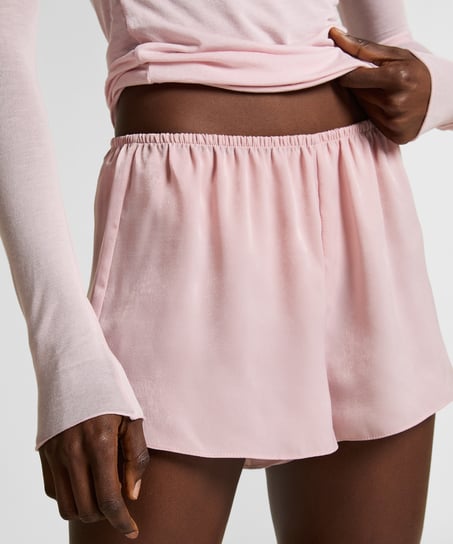 Short Satin Minimal, Pink