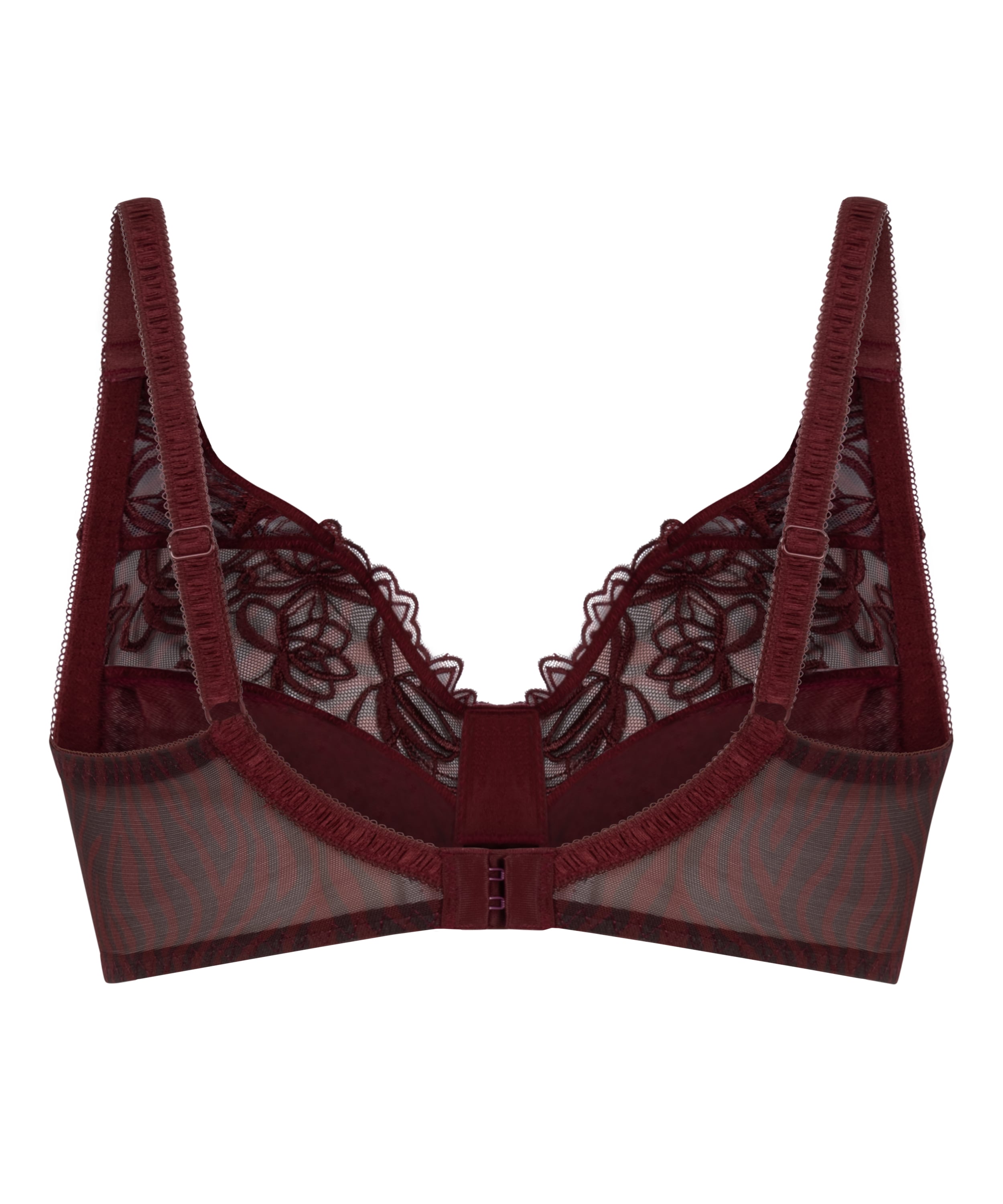 Diva Non-Padded Underwired Bra, Red, main