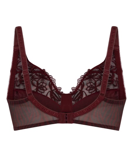 Diva Non-Padded Underwired Bra, Red