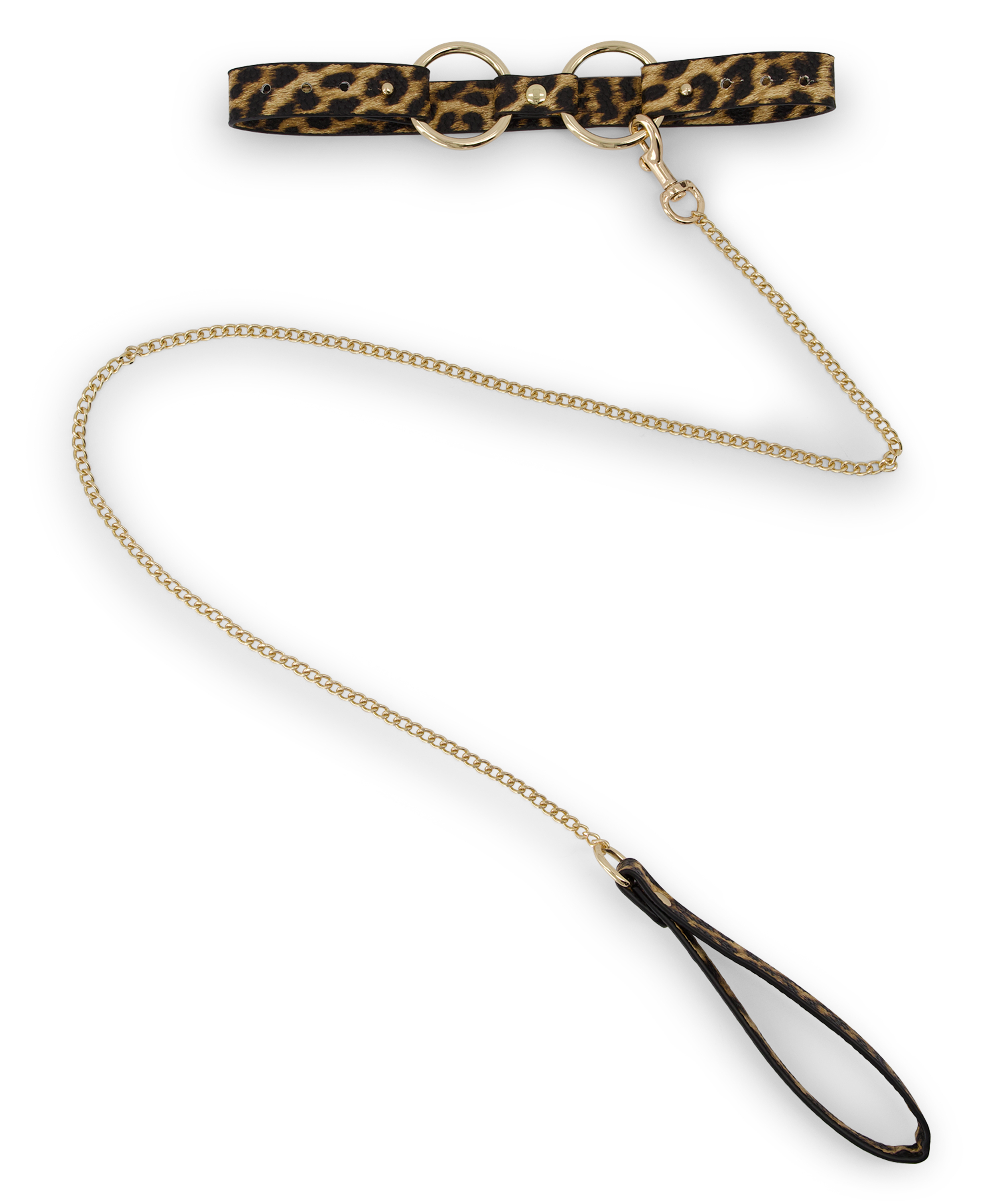 Private Choker Leash, Black, main
