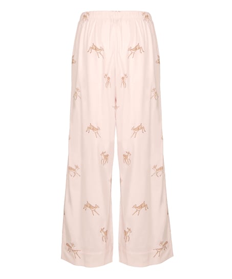 Pant Woven Deer, Pink