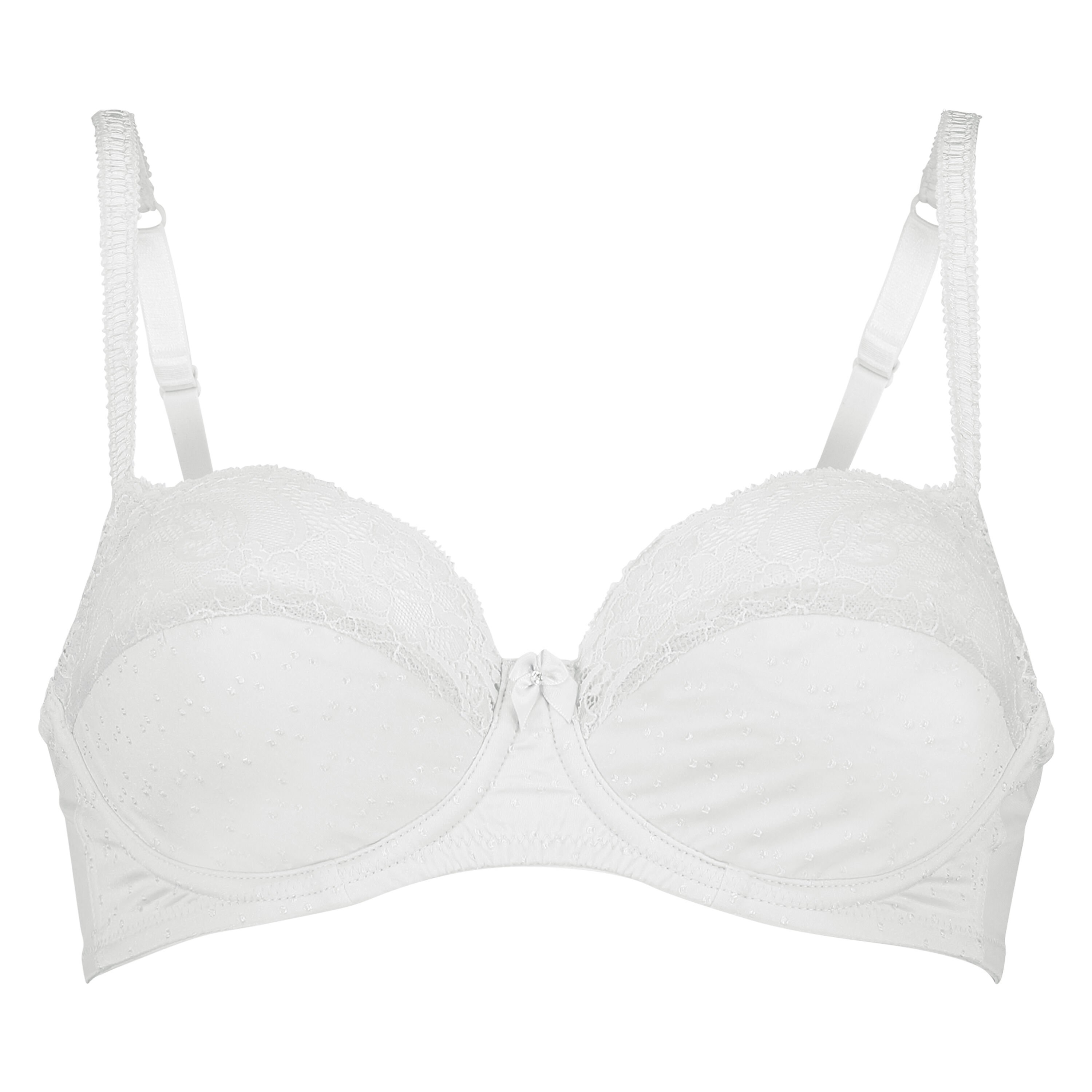 Sophie Non-Padded Underwired Bra, White