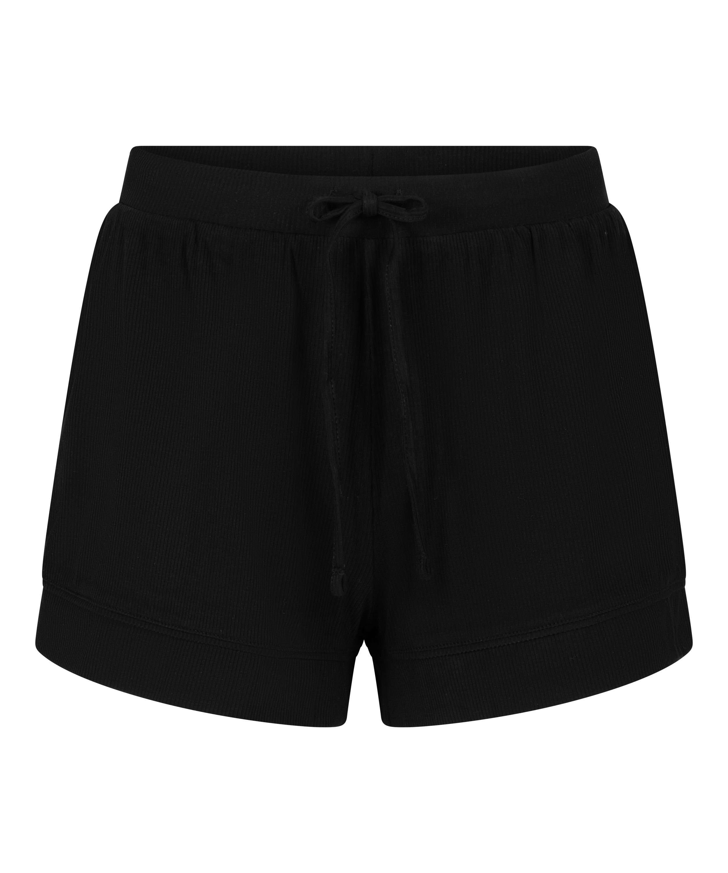 Short Jersey Rib Essential, Black, main