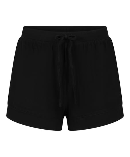 Short Jersey Rib Essential, Black