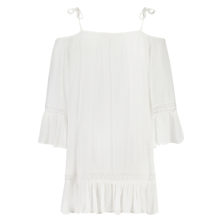Off Shoulder Tunic, White