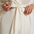 Kimono Long Satin Valerie, White