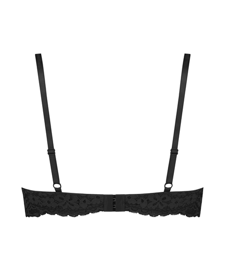Rose Non-Padded Underwired Bra, Black