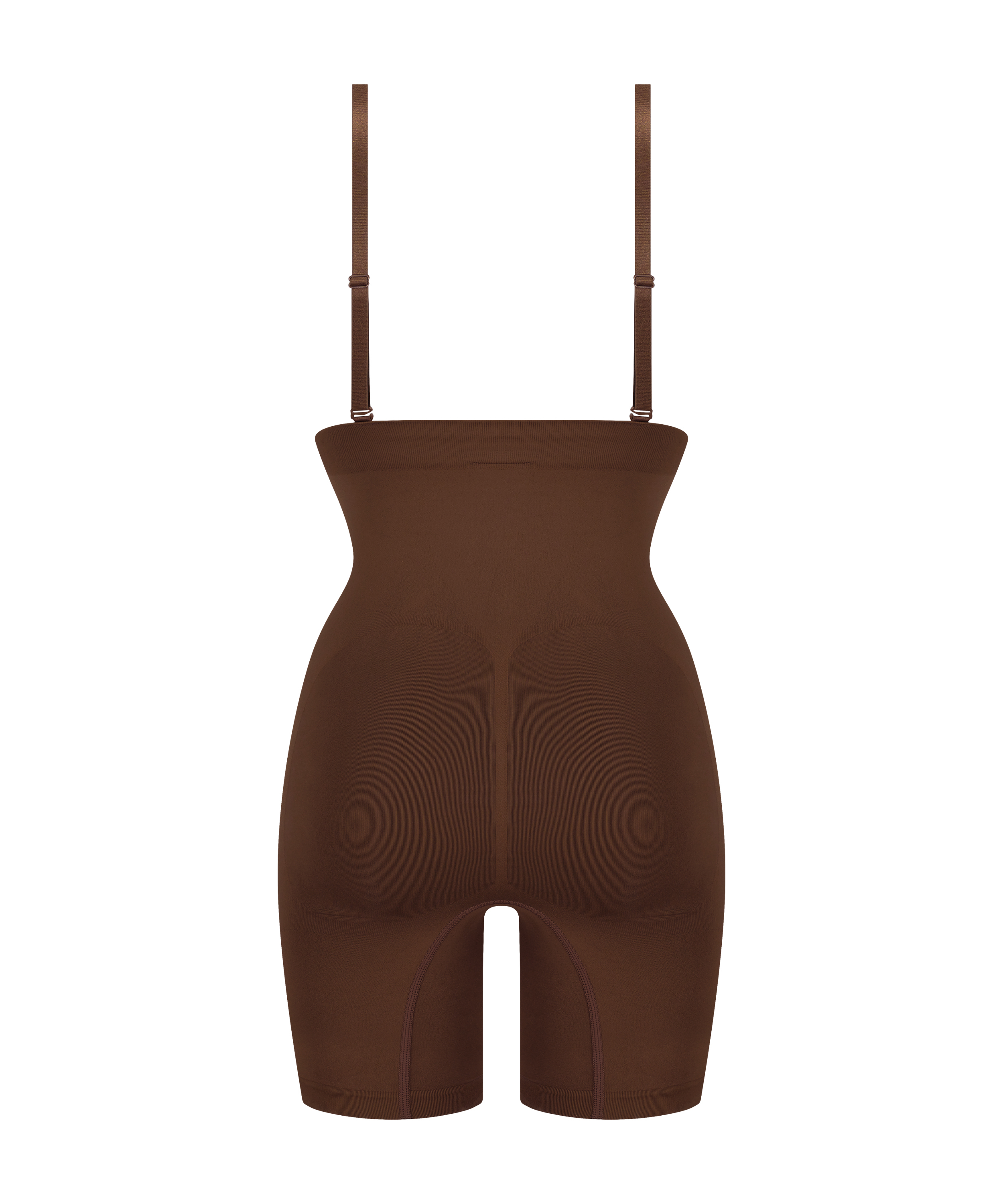 Seamless Enhancing Thigh Slimmer, Brown, main